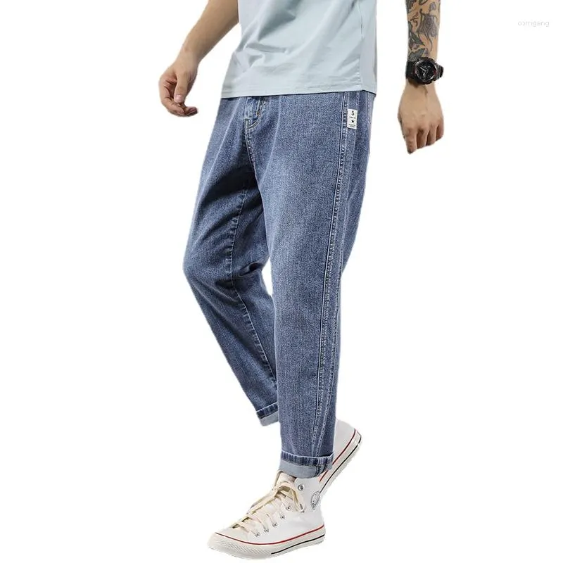 Men's Jeans Ankle-length Pants High Quality Cotton Drect Sell Extra Large Super Big Plus Size 28-6XL 7XL 8XL