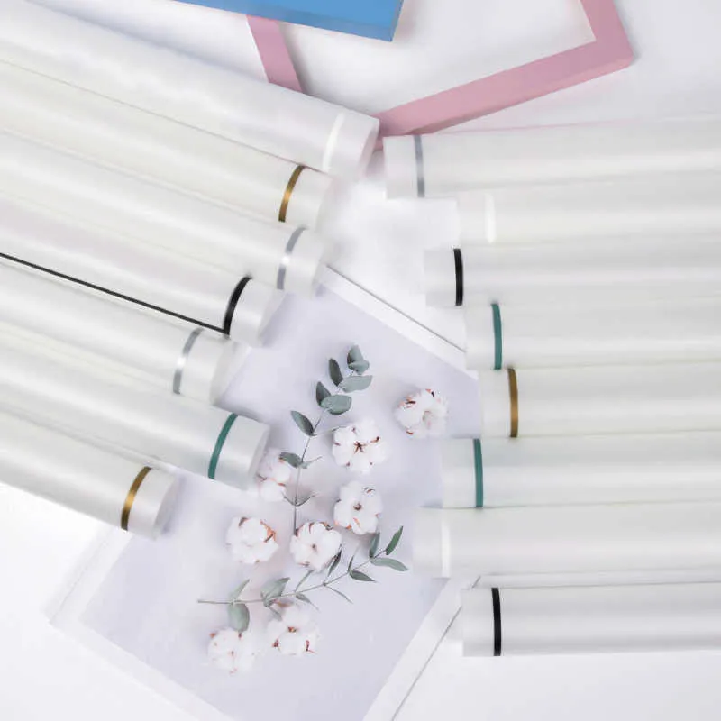 Translucent Flowers Wrapping Paper Sheet Gift Packaging Floral