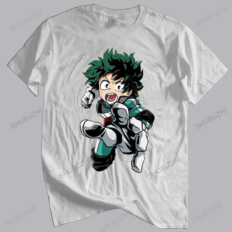 Heren t-shirts Men katoenen t-shirt zomermerk t-shirt boku no held academia anime-personage Deku Men Top Tees Mens Tshirt 230812