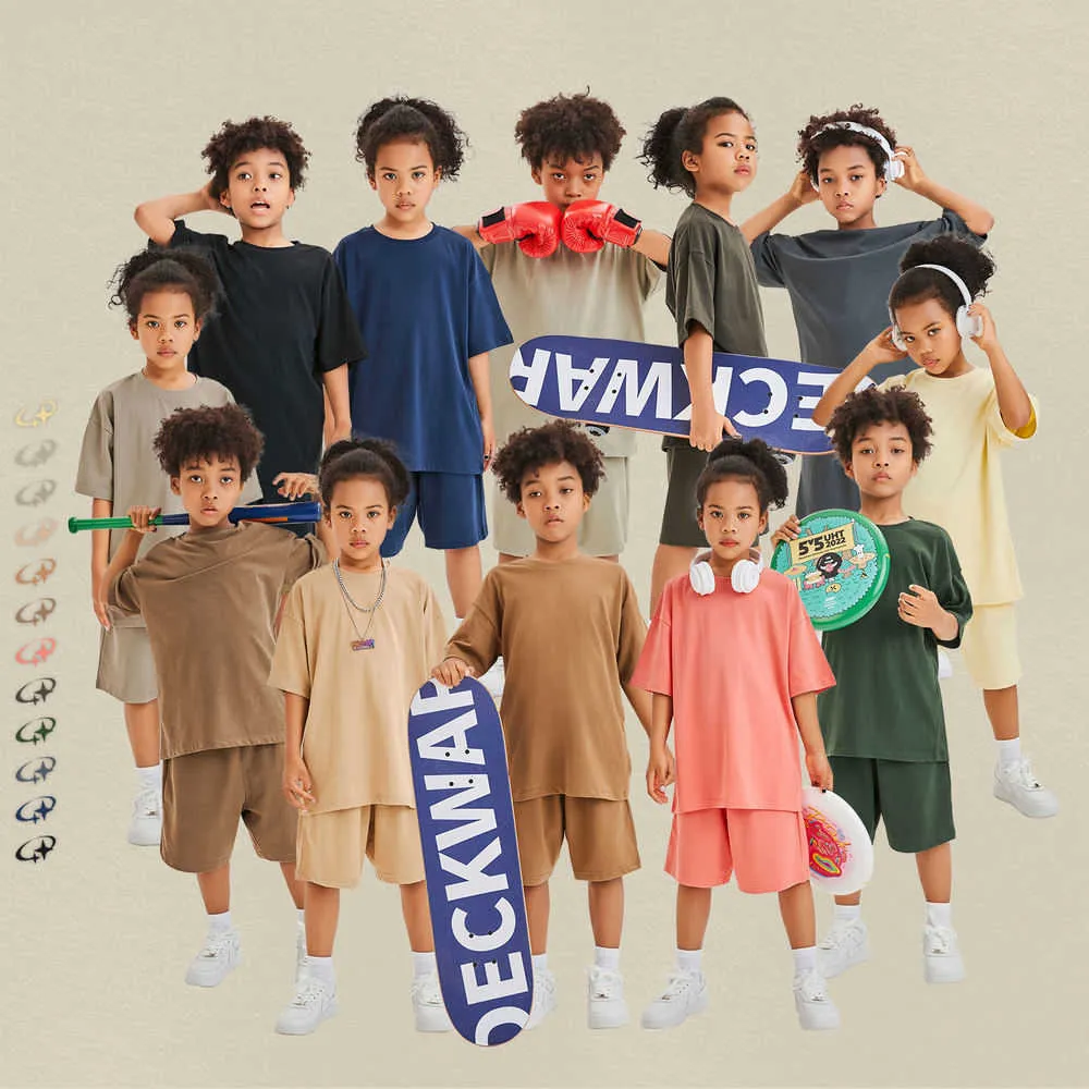 Оптовая летняя детская одежда наборы детский жилет костюм хлопковой мальчик с коротким рукавом с брюками детская девочка одежда