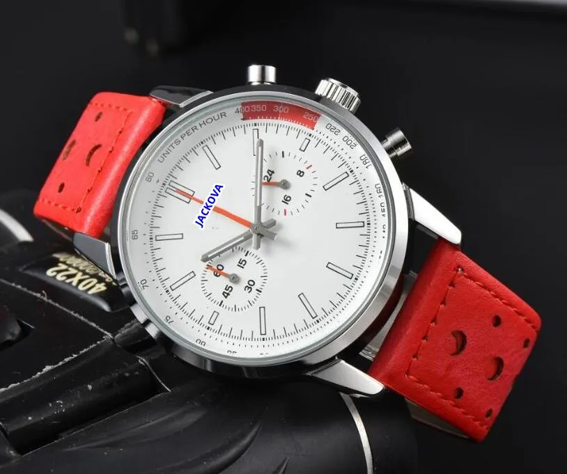 Groß sparen beim Kauf von Herrenuhren Stoppuhr Luxusgeschäft Chronograph  Watch Für Männer, Quarzbewegung, Stoppuhr Aus Edelstahl Oder Kuhlederband  in