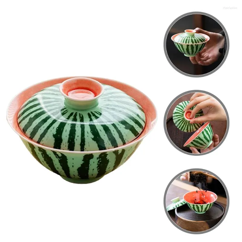 Mugs Ceramic Coffee Mug Tea Tasting Cup Delicate Teacup Brewing Watermelon Decor