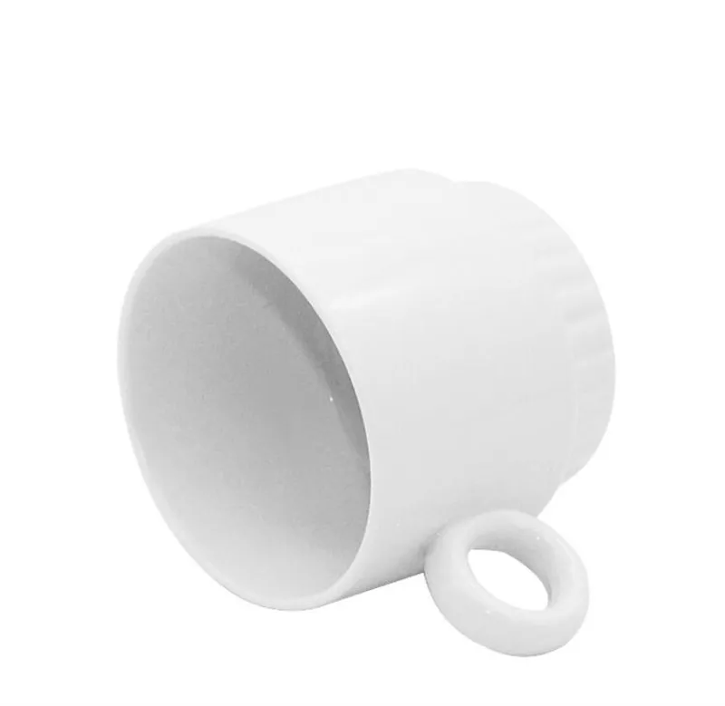 8oz Stackable Travel Coffee Cup Mugs Set With Rack 4 Blank Porcelain Cups With Metal Stand For