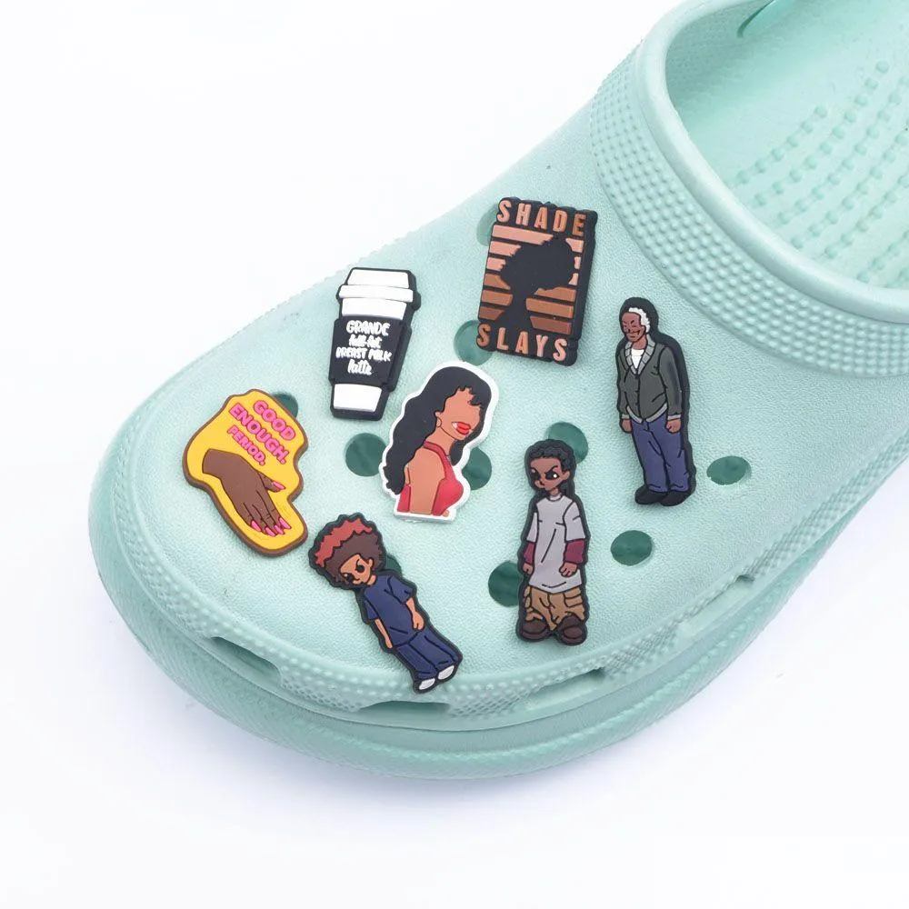 Shoe Parts Accessories Handmade Soft Pvc Charms For Clogs Black Lives Matter Women/Africa/Solidarity/Teens/Adts Drop Deliver Series Randomly