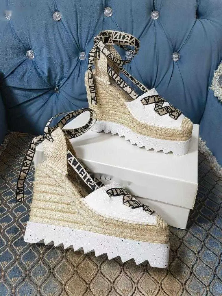 Risparmia alla grande su Platform Sandals Alto Tallone Sandali Della  Piattaforma Di Paglia Da Donna Tacchi Alti, Cuneo Di 13 Cm, Scarpe Estive  Casual