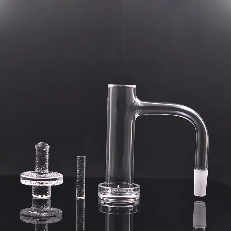 Tour de contrôle en gros xxl Terp Slurper Quartz Banger entièrement soude 80 mm de haut épais Seamless Beved Edge Dab Nails Femelle mâle avec un motif de sculpture Cone Cone Terp Perle