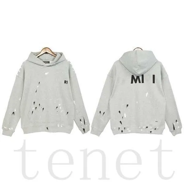 Designer Fashion Luxury Amires Hoodie Hooded All Star Top Fashirt Lettera Speckler Jogging maschile e femminile Amari con cappuccio Amari Multiple Styles QB QB