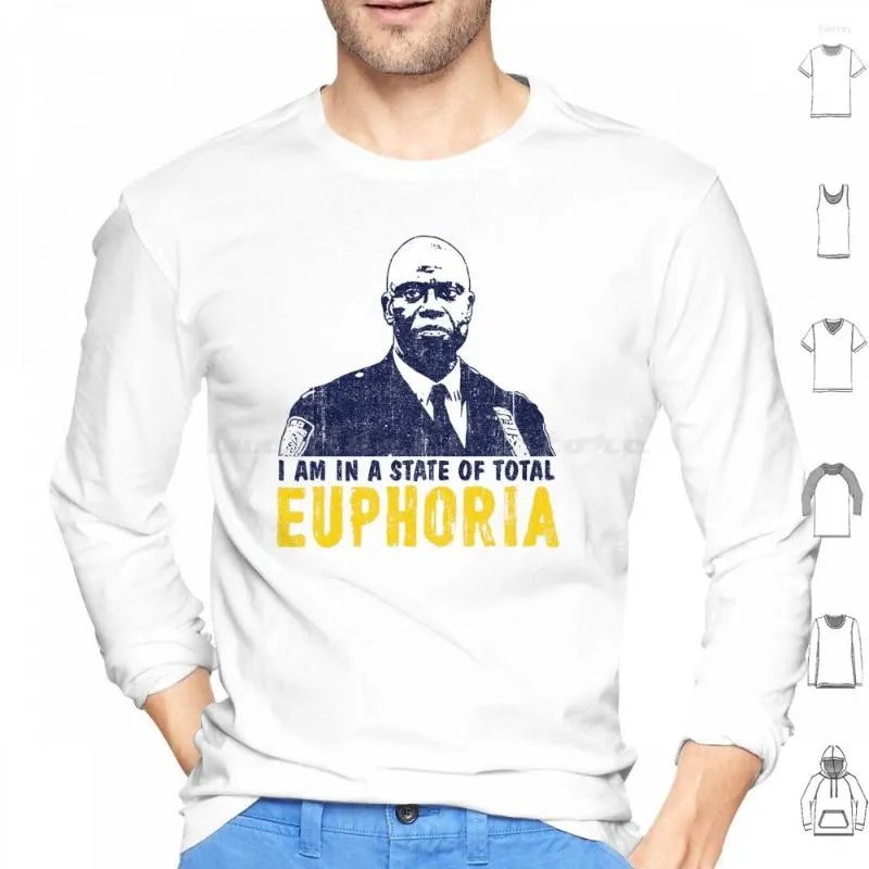 Men's Hoodies Total Euphoria-Holt ( Variant ) Hoodie Cotton Long Sleeve Boyle Brooklyn 99 Jake Peralta Captain Holt Brooklyn99