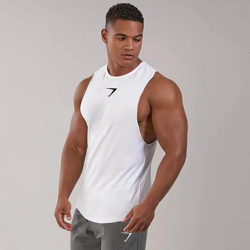 Mens Cotton Mens Workout Tanks For Gym, Fitness, Bodybuilding, And