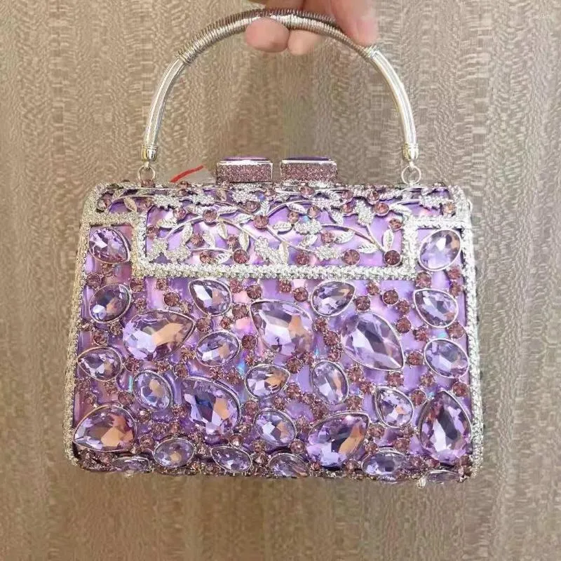 Purple clutch cheap bags for weddings