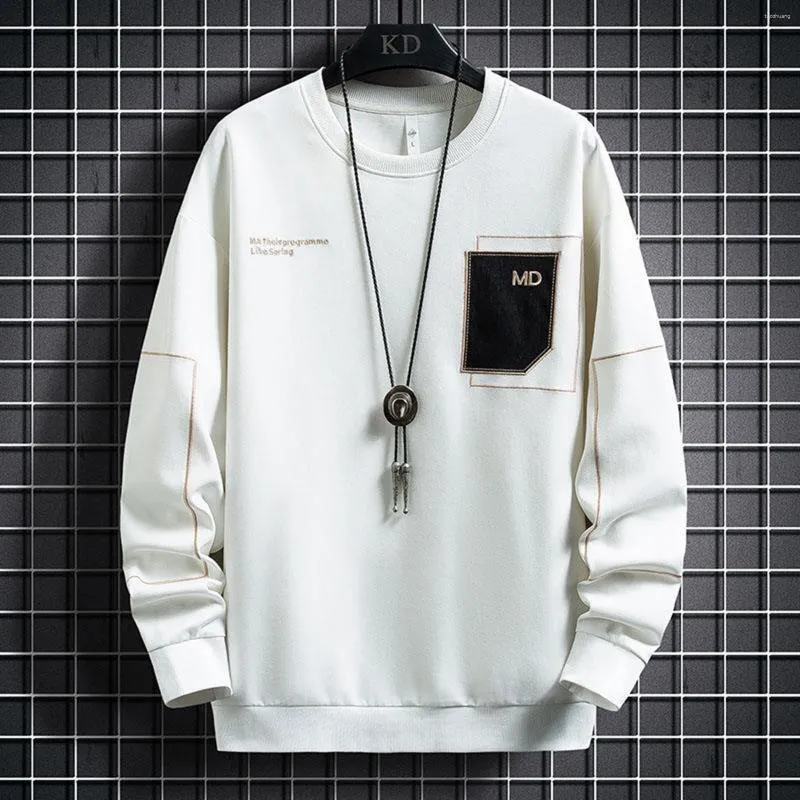 Mens Round Neck Oversized Sweatshirt Men For Spring And Autumn