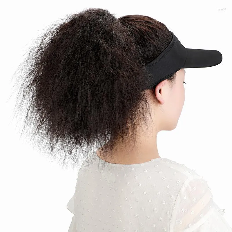 Ball Caps High Baseball Cap pour femmes Spring Summer Sun Sun Running Snapback Messy Fashion Wig Ladies Outdoor