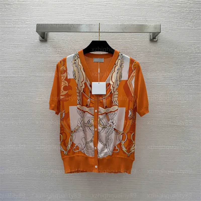 Vintage Orange Cardigan on Designer Wardrobe