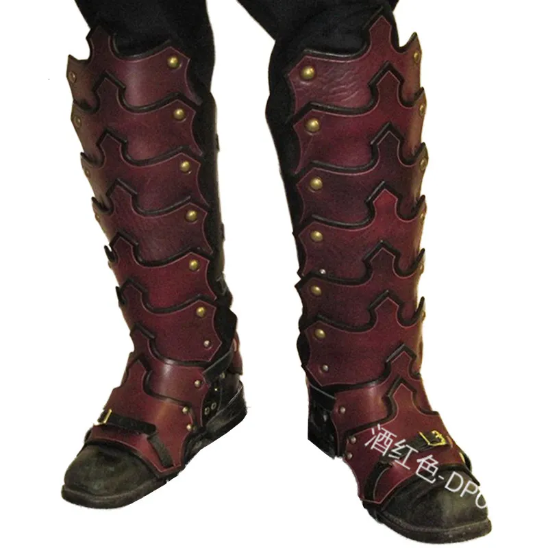 Retro Medieval Armor Womens Tall Dress Boots With Waterproof PU Leather Cover Buckle And Adjustable Long Boots Black Brown Soldier Knights Cosplay Shoes Style 230812 From Pu06 18 DHgate.Com