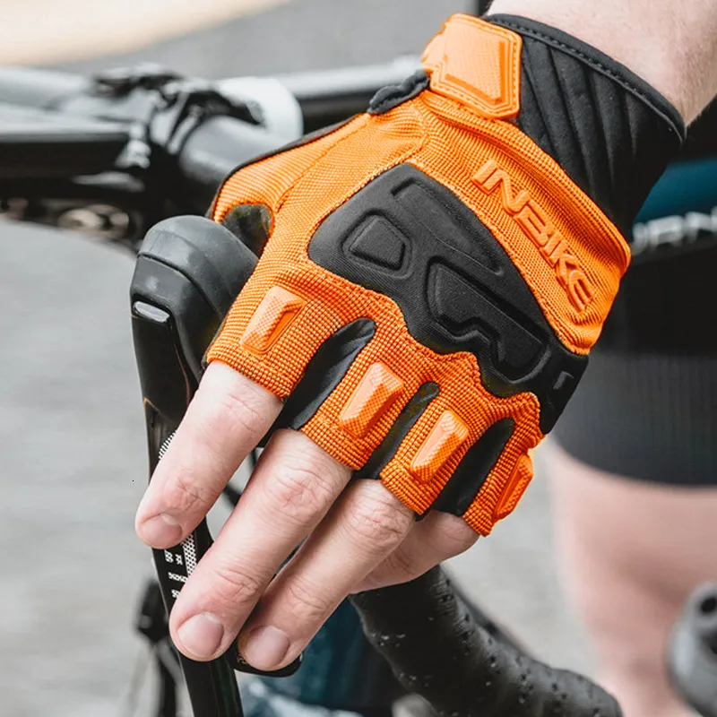 Sporthandschoenen Inbike Aankomst MTB Bike Gloves Zomer half vinger fietsen handschoenen voor mannen vrouwen ademende sportfietshandschoenen MH010 230812