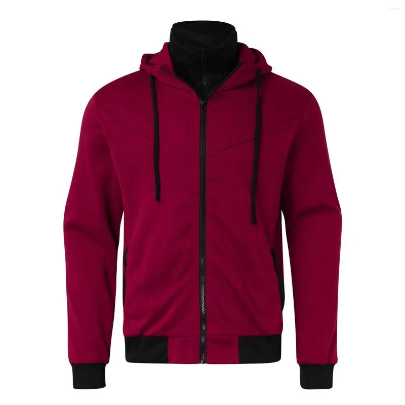 Mens Hoodies Mens Autumn And Winter Long Sleeved Hoodie Fashion