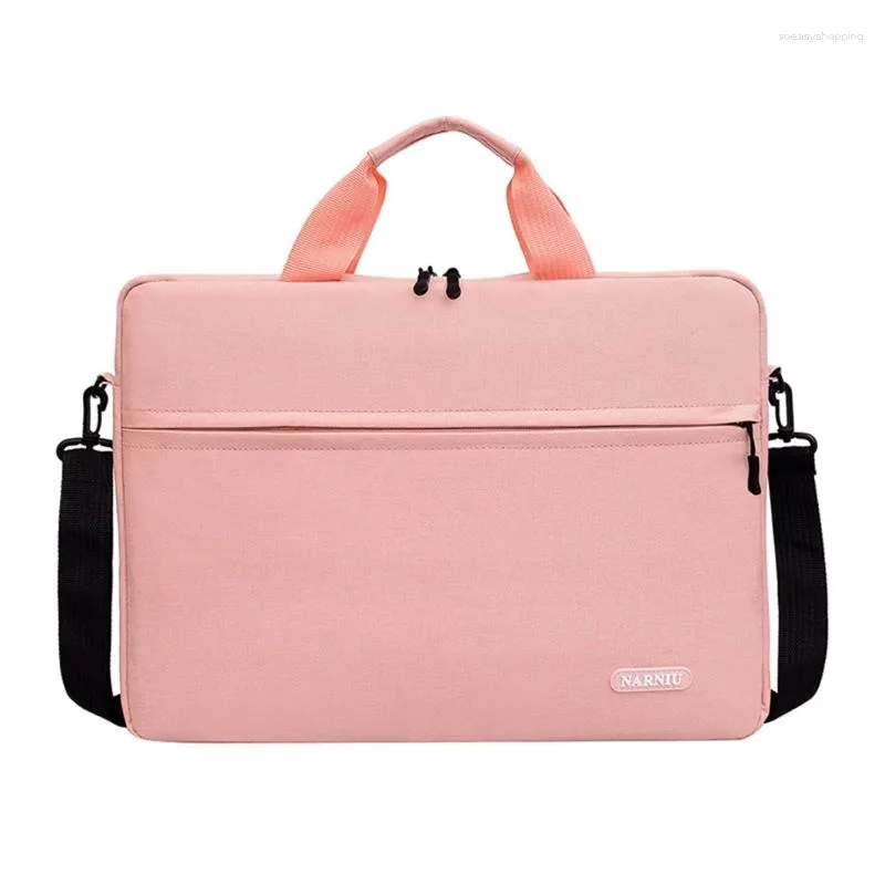 Briefcases Laptop Bag 15.6 Inch Tablet Notebook For Case Sleeve Computer Shoulder Handbag Briefcase With Adjustable Strap