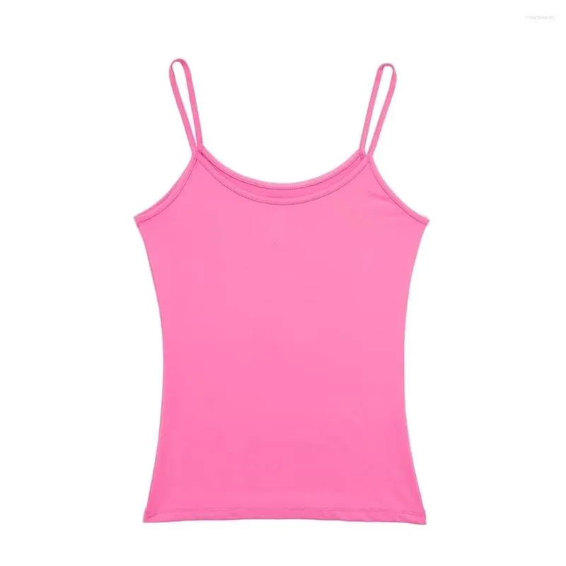 Tanques femininos Vesca -se rosa sem mangas cortadas tops zatraf Tubo top Sexy White Crop Women Cute Black Summer Coreano Crochê