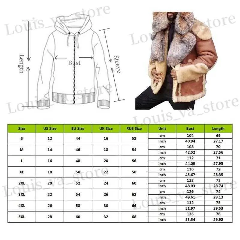 남자들 다운 파카스 2021 Mens 겨울 자켓 남자 가죽 큰 모피 칼라 코트 따뜻한 추가 양모 아웃웨어 chaquetas hombre t230814