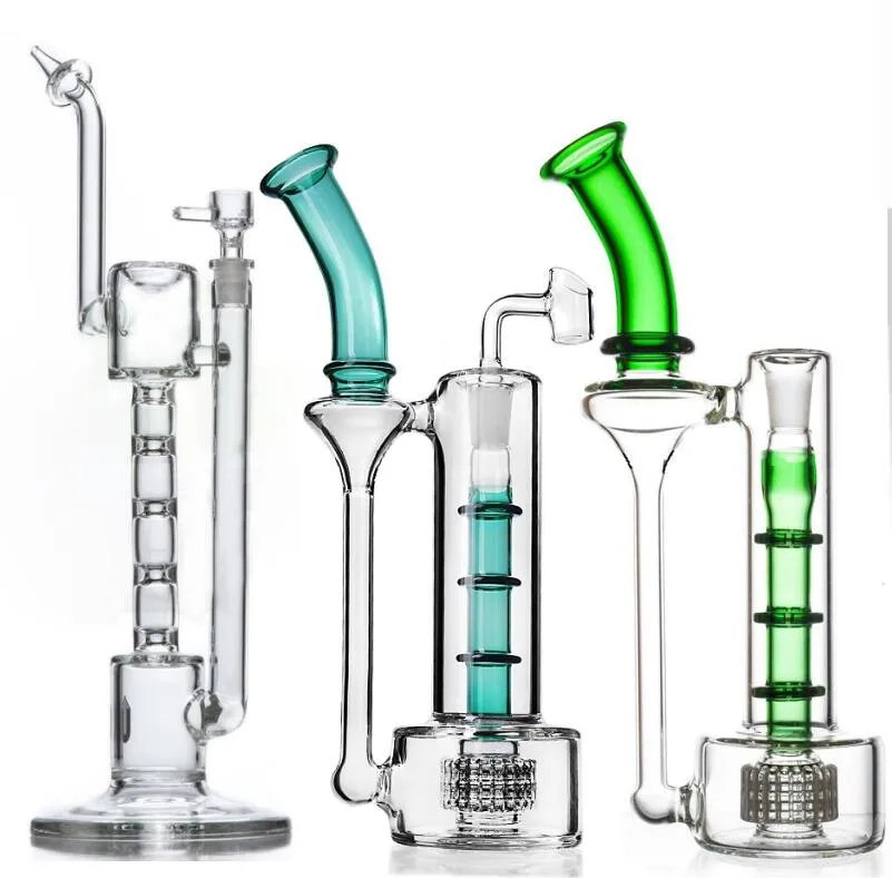 Nyaste hitman handblåst liten bong mini vatten rörbubbler fickglas percolators oljeriggar 14mm