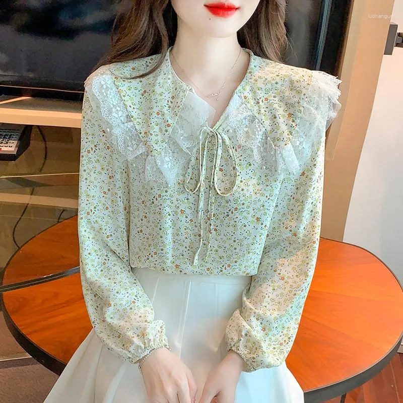 Blusas de best sale chifon con encaje