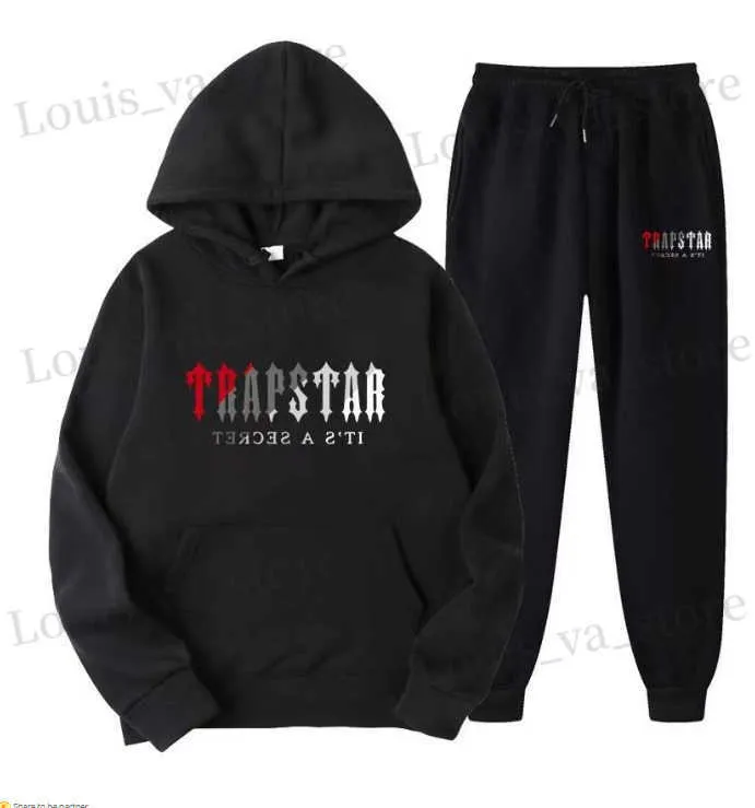 Tracksuit men's nake tech trapstar track suits hoodie Mens Sweat Suits Casual Sweatershirts Sweatpants Streetwear Pullover TRAPSTAR Fleece Sports Suit T230814