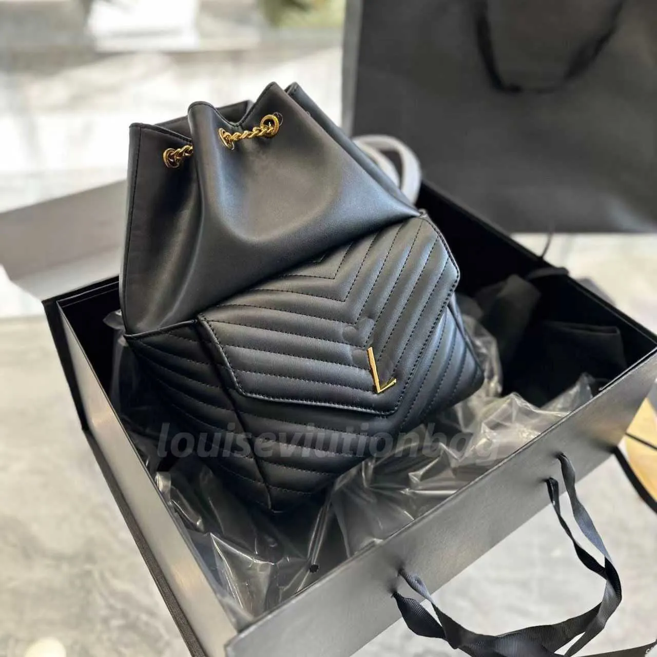 Lyxdesigner handväskor icare väska mode lammskinnväska axel stor tote för kvinna strand rese shopping väskor svart 794423
