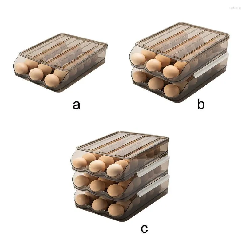 Aufbewahrungsflaschen Kaffee Effiziente Organisation Langable Eierschale mit einfachem Zugang für bequeme Küchenmultifunktional