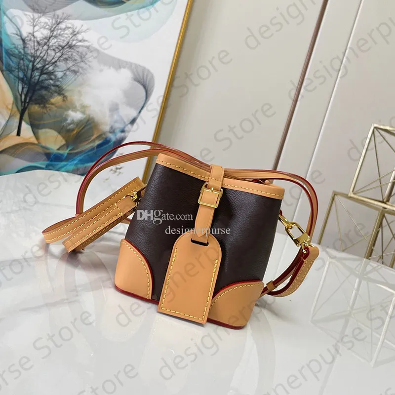 Mini bolsas de balde para meninas bolsas de ombro de meninas clássicas antigas bolsa de flores de flores femininas famosas bolsas de designer de luxo