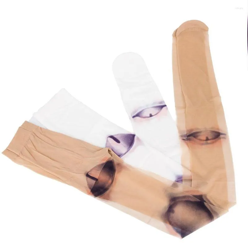 Vrouwen sokken lange kousen gotische stijl romper dunne gewricht panty tattoo joint ontwerp panty