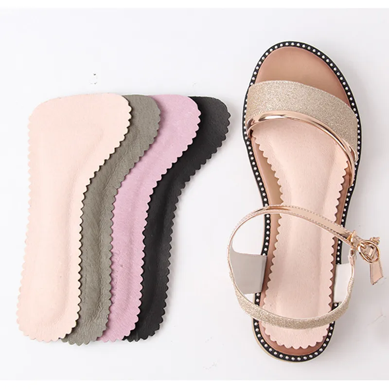 Shoe Parts Accessories Self-adhesive Sandals Insoles Breathable and Sweat-absorbent High-heeled Shoes Non-slip Stickers Seven-point Pads Soft Bottom 230812