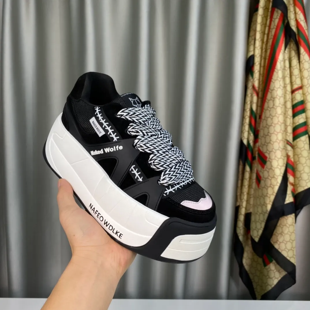 Designerschuhe Naked Wolfe Sneaker Tennisschuhe Snatch Kosa Sneakers Slider Sinner Hyde Heidy City Damen Herren Dicker Boden Reiseschuhe Größe 35-45