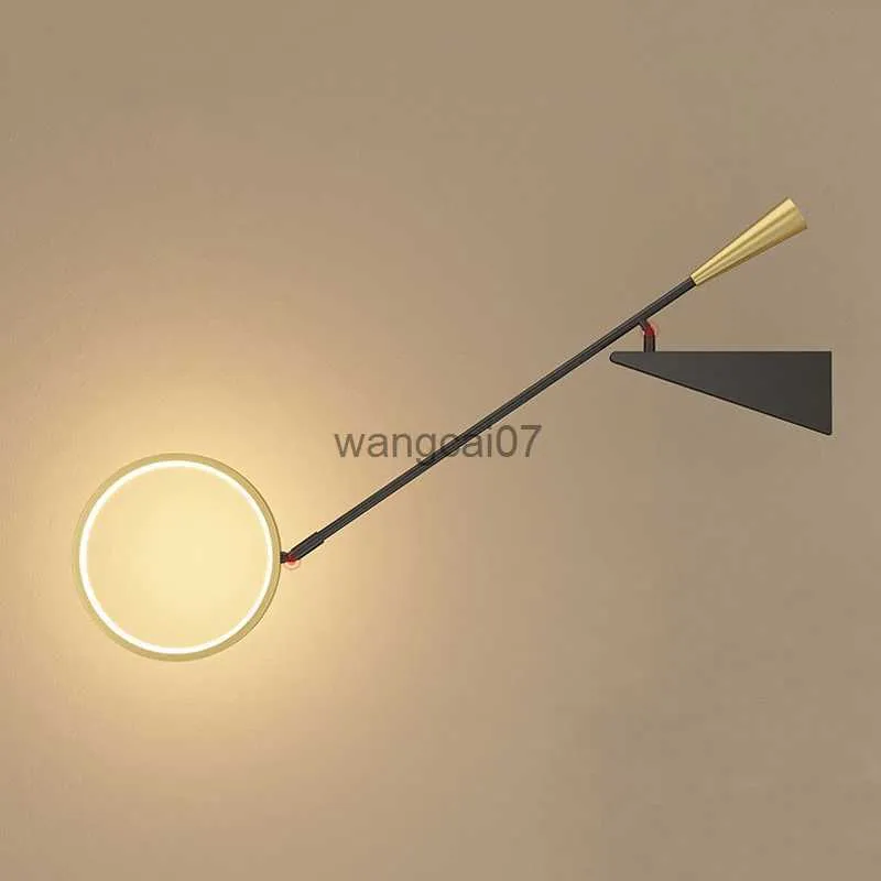 Wandlampen lange arm wandlamp Decoratie Designer Post Moderne verlichting Noordelijke luxe tv -achtergrond Slaapkamer Bedroom Binnen Wall Lamp HKD230814