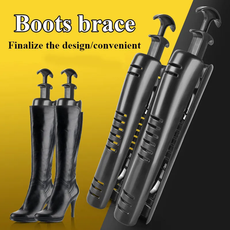 Shoe Parts Accessories 1pc Knee High Boots Stand Holder Black Womens Boot Shoe Tree Stretcher 30cm Boot Shoes Shaper Supporter Organizer Storage Hanger 230812