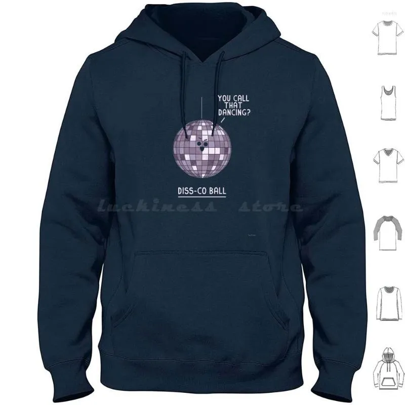 남자의 후드 dissco long sleeve disco ball funny pun 단어 플레이 유머 춤 클럽 활동 diss teo zirinis teozirinis