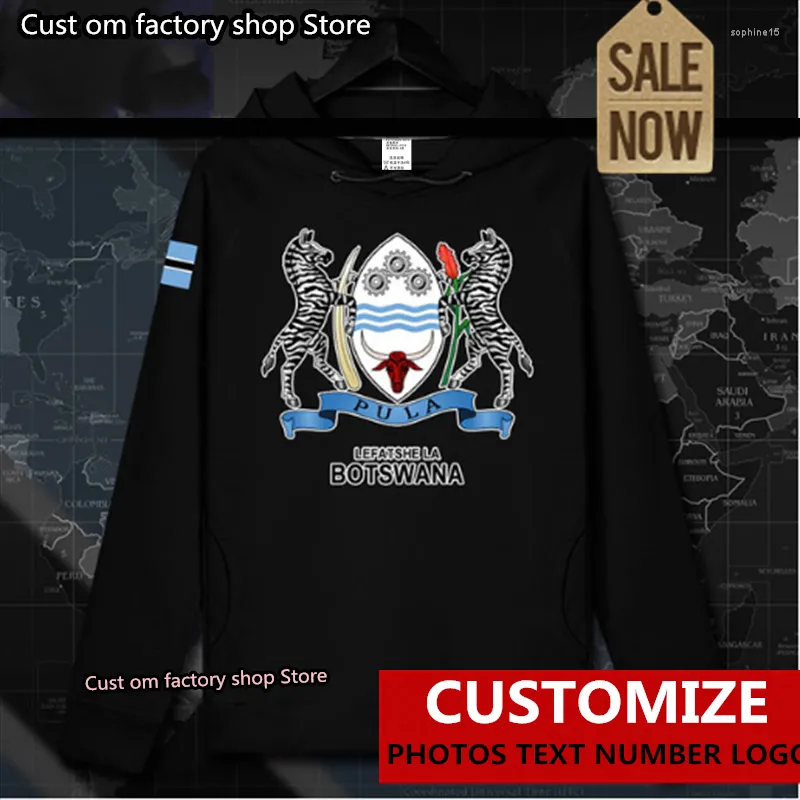 Men s Botswana Batswana BWA Hoodie Casual Streetwear Hip Hop Pullover Sweatshirt