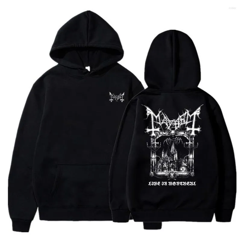 Black store metal sweatshirt