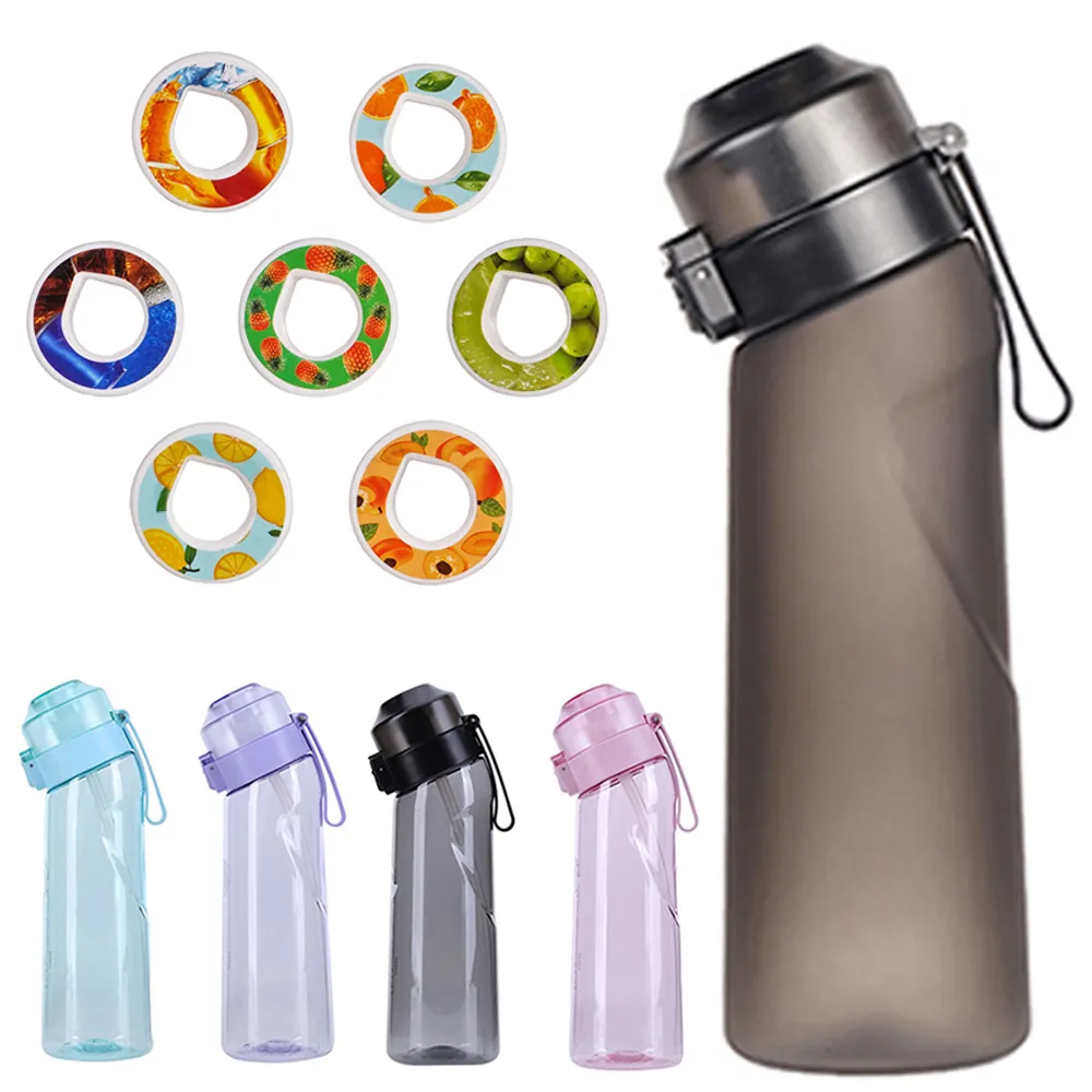 Tumblers 650ML Air Up Flavored Water Bottle Scent Water Cup Sports Water Bottle For Outdoor Fashion Water Bottle With Fruit Flavor Pods 230817