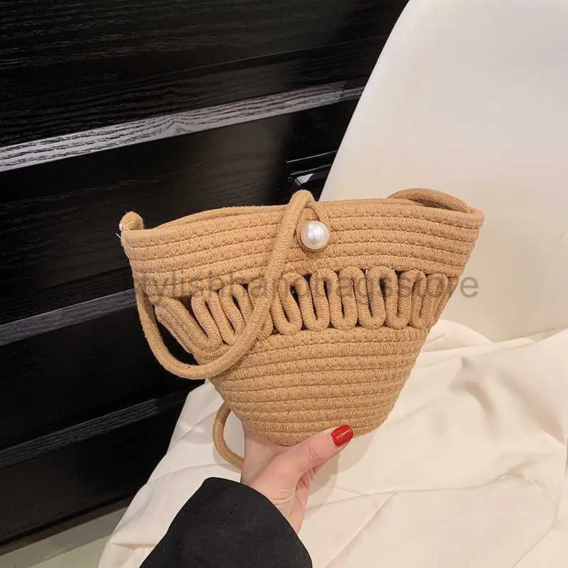 Chave de telefone celular de algodão com grama diagonal Hollowed Hollowed Out Casual e Cute Feminino Bagstylishhandbagsstore