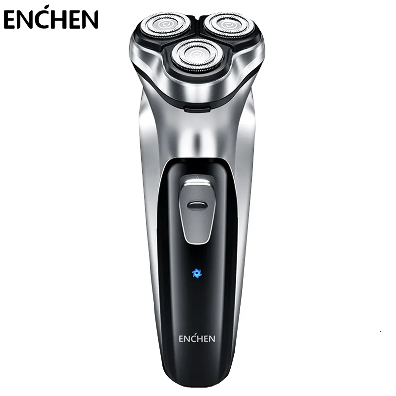 Elektrische scheerapparaten Enchen Blackstone Electric Face Shaver Razor For Men 3D Floating Blade Wasbaar USB Oplaadbare scheerbaardmachine 230814