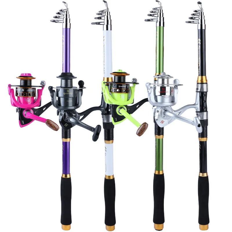 Sougayilang Spinning Fishing Combos And Reel Combo Telescopic Rod With Max  Drag Of 8kg 1.8 2.7M Fishing Kit 230812 From Zhi09, $85.38