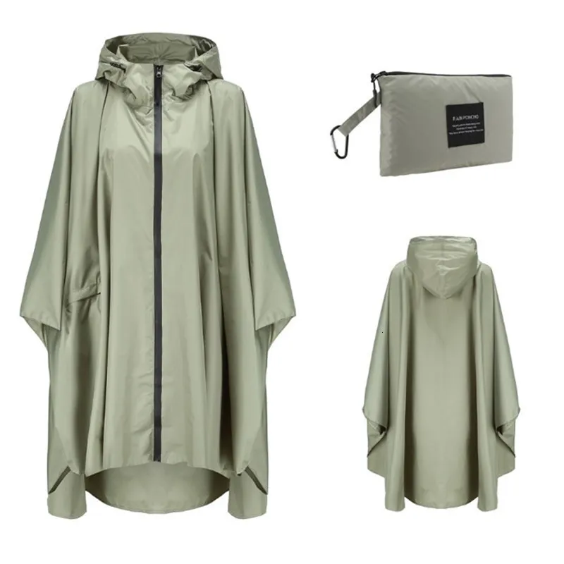 Regenjassen nylon volwassenen regenjas vrouwen mannen waterdichte tent dekking slijtage buitenshuis wandel regenjas poncho jas mantel capa de chuva 230812