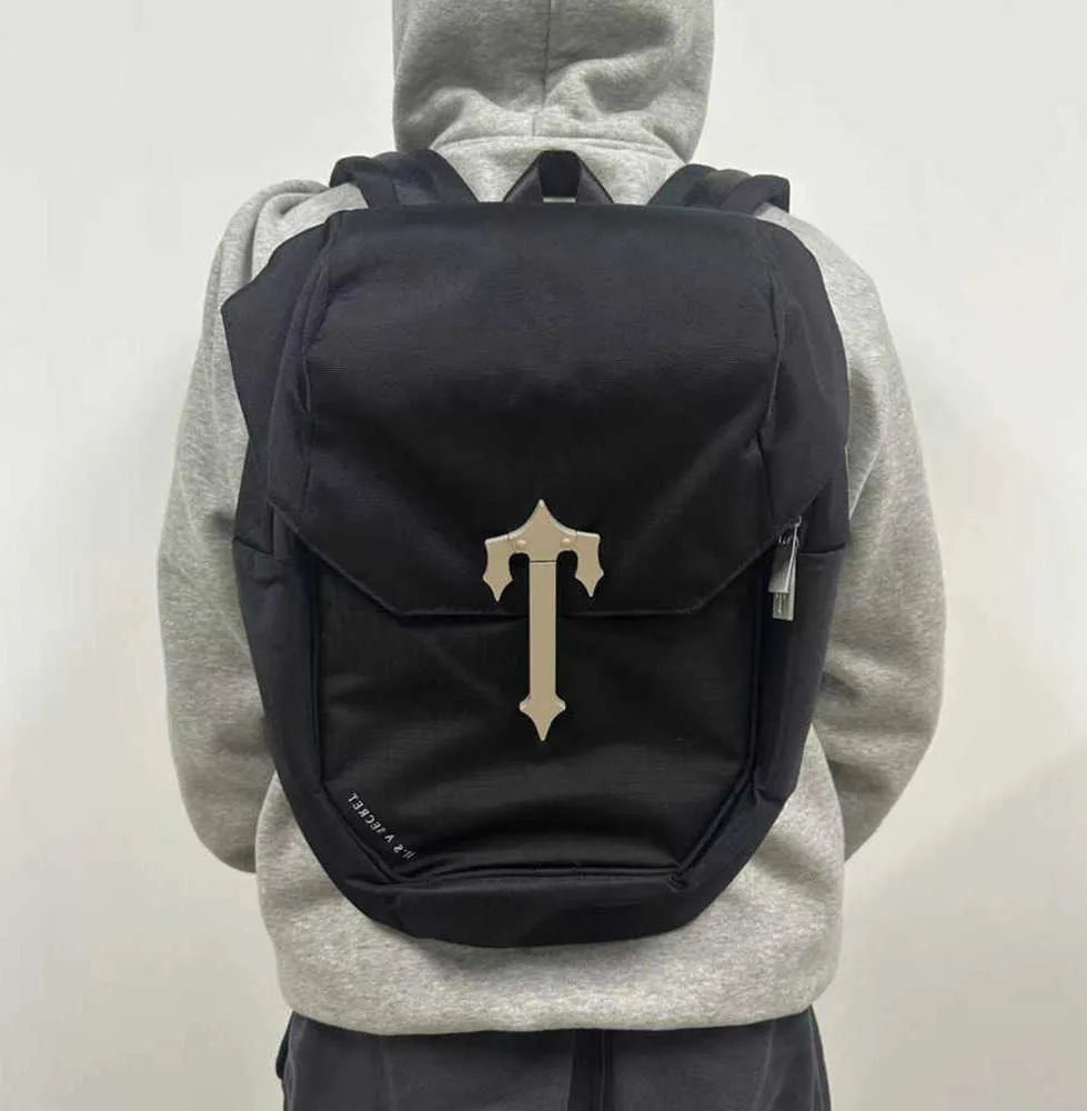 24 Designer Nylon Trapstar Backpack Schoudertassen Klassieke Unisex Handtassen Zwarte Sliver hoogwaardige Cobra T London Schoolbag Fashion Goes bij alles