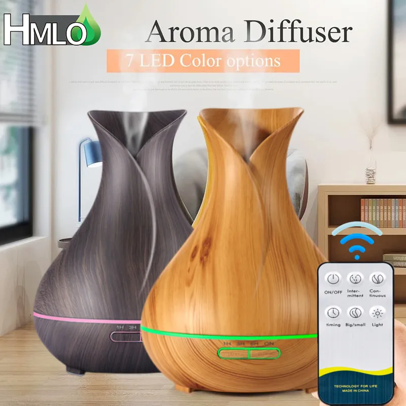 500ML Essential Oil Diffuser With 7 Color LED Lights - Ultrasonic Aromatherapy Humidifier 5 thumbnail image