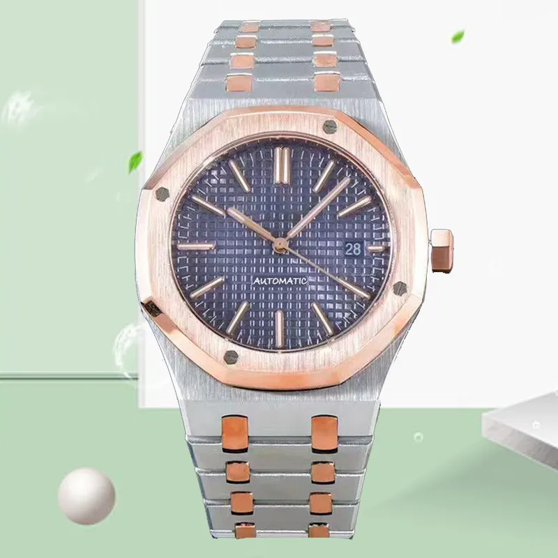 Reloj para hombres AAA Designer Relojes de 41 mm Skeleton Watch Mechanical Fashion Style Classic Style 904L Reloj de cerámica de zafiro luminoso de acero inoxidable de acero inoxidable