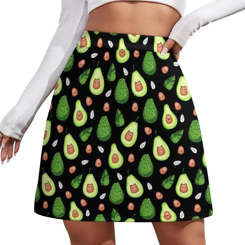 SAIRS KAWAII AVOCATO SAIR PRIMEIRA DE FRUTA VERDE VERDE MINI VERMELHO DE VERÃO ALTA Custom Street Fashion Casual Big Size