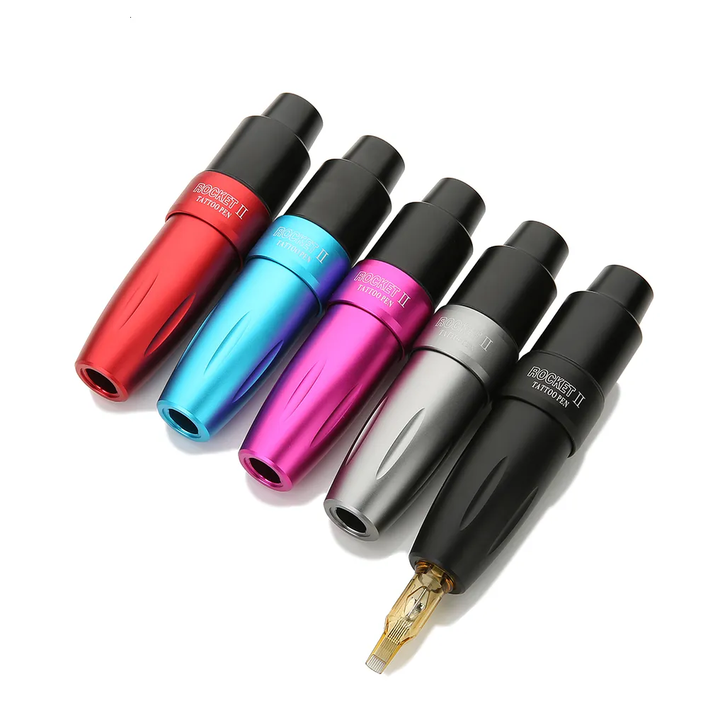 Tattoo Machine est Rocket II Motor Professional Aluminum Alloy Pen Permanent Makeup for Eyebrow Eyeliner 230814