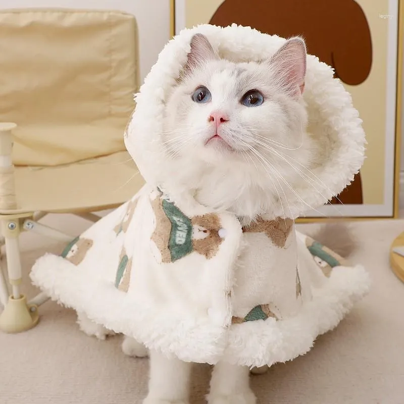 Trajes de gato Coloques de inverno Cobertores de capuz fofos Kitten Sleepor