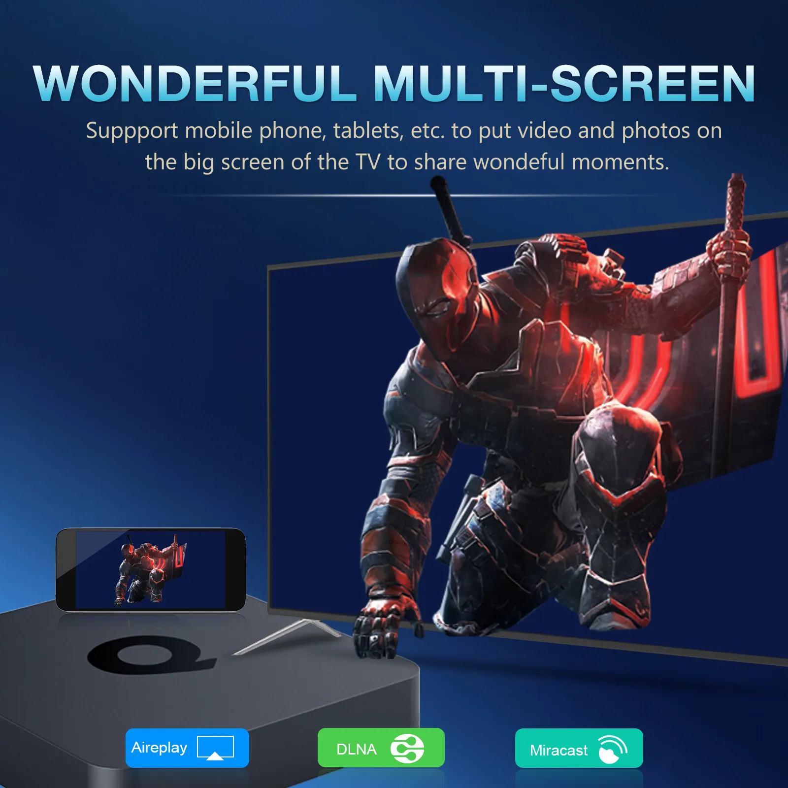 VONTAR QTV Q1 TV Box Android 10 Allwinner H313 avec 2GB 16GB Support 4K H.265 Wifi TV Dongle lecteur multimédia décodeur 1GB 8GB