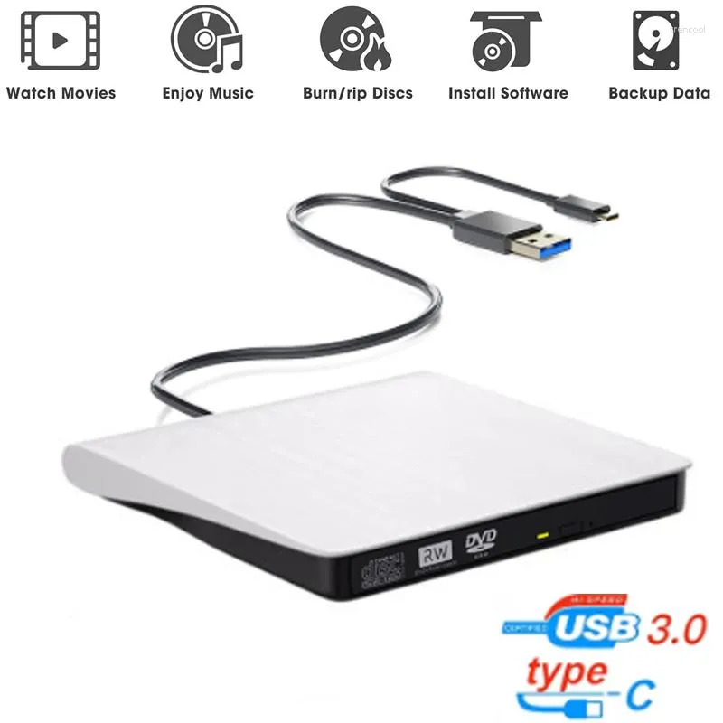 Für MateBook 14 2023 KLVD-WDH9 13 externer Burner Drive USB3.0 DVD-Player 3D Slim Optical Writer Reader CD/DVD